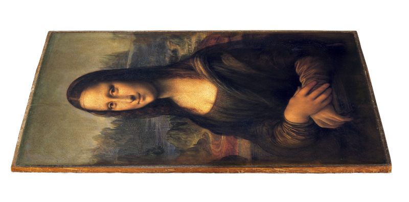 Panel of Mona LIsa Left